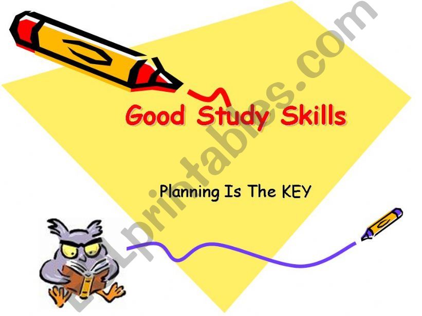 good study skills powerpoint