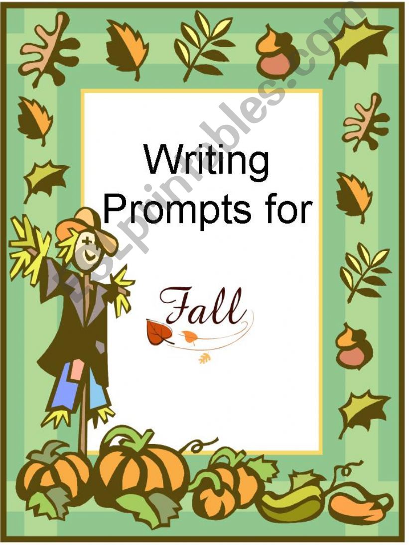 Fall Writing Prompts powerpoint