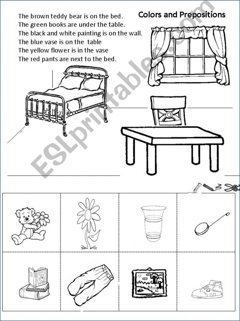 Colors and prepositions powerpoint