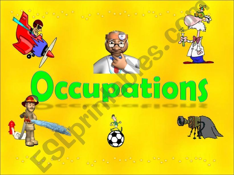 OCCUPATIOS 1/4 powerpoint