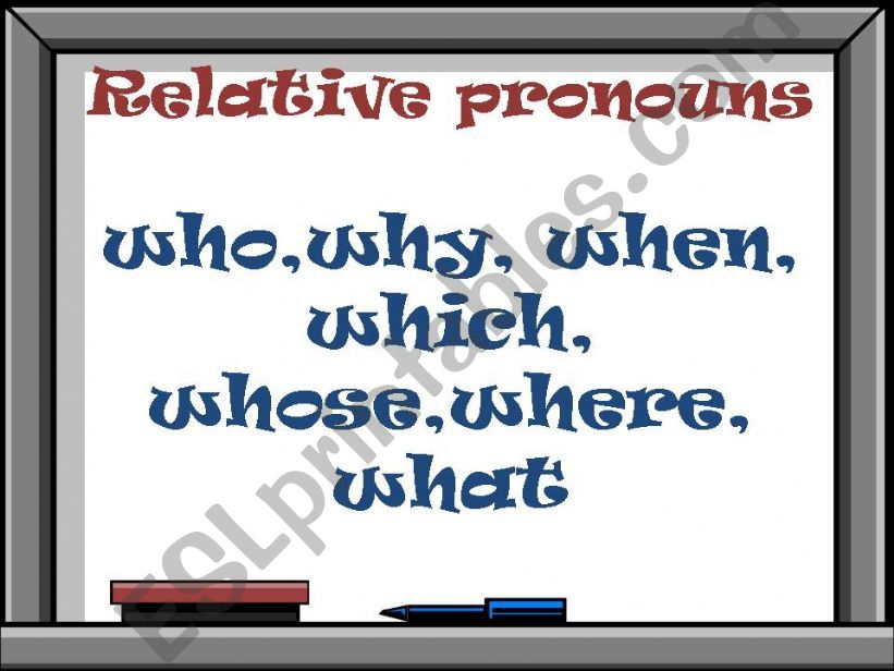 relative pronouns powerpoint