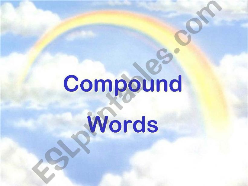 Compound Words powerpoint
