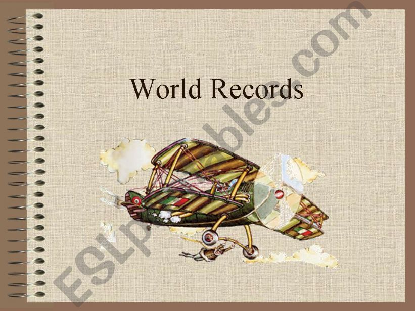 World Records powerpoint