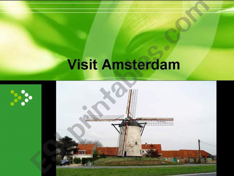 Visit Amsterdam powerpoint
