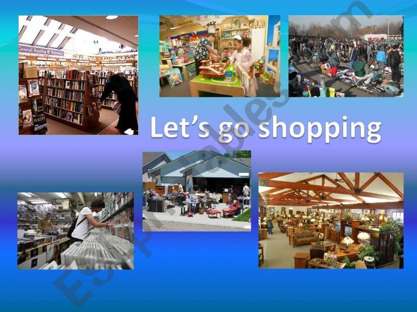Lets go shopping powerpoint