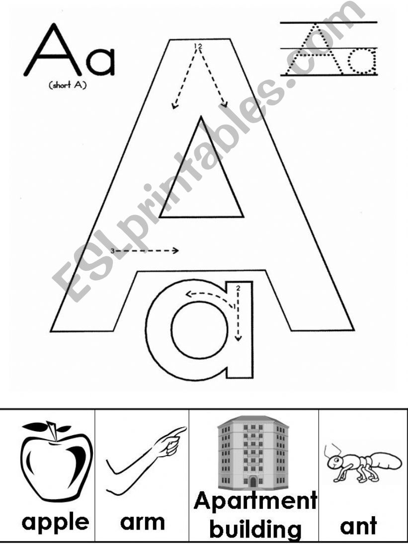 Having Fun with letter A powerpoint