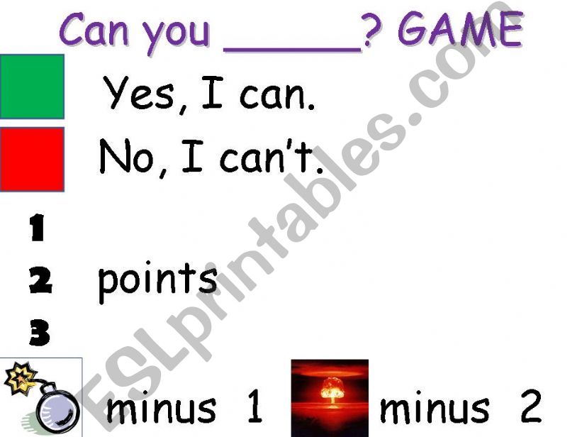 Can you ___? game 2 powerpoint