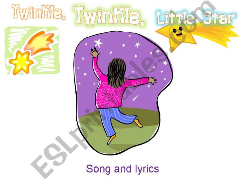 Twinkle, twinkle, little star powerpoint