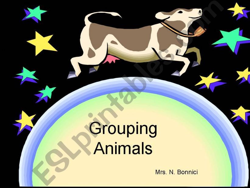 Animal Groups powerpoint