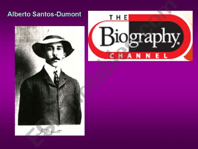 ALBERTO SANTOS DUMONT powerpoint