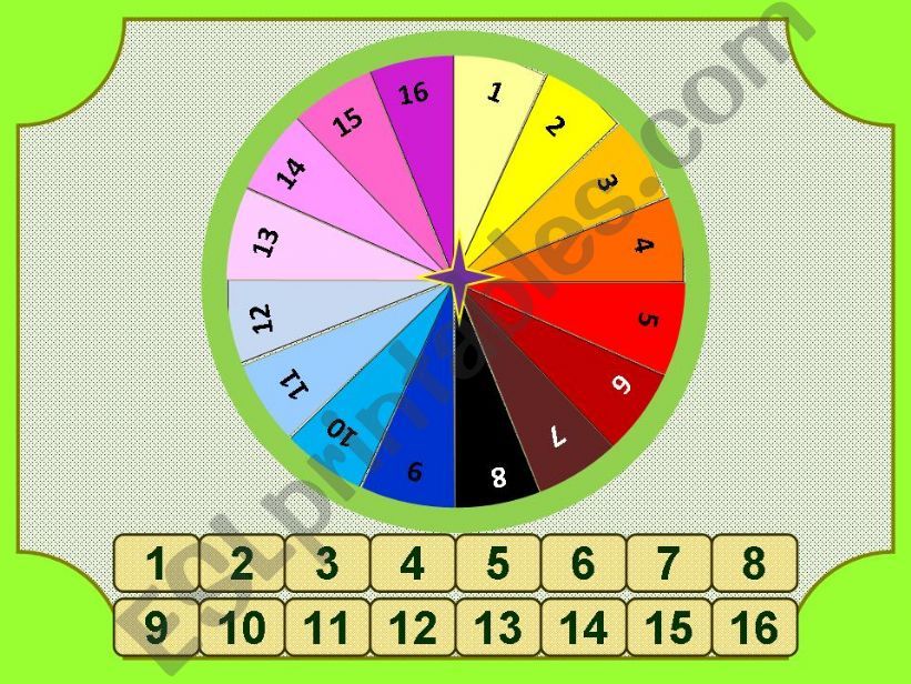 SPIN WHEEL OCCUPATIONS powerpoint