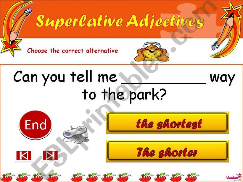 Superlative Adjectives powerpoint