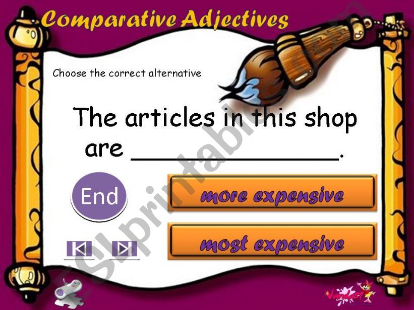 Comparative adjectives powerpoint