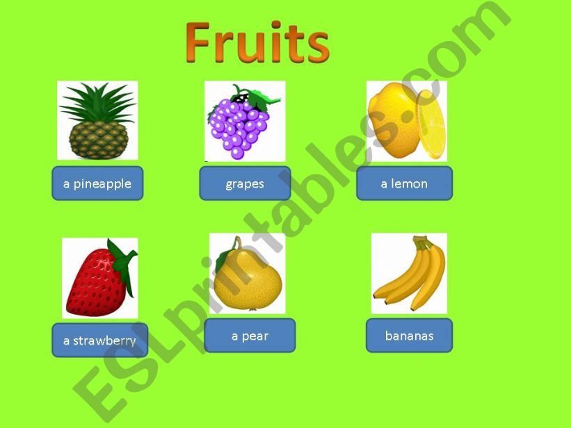 fruits game powerpoint