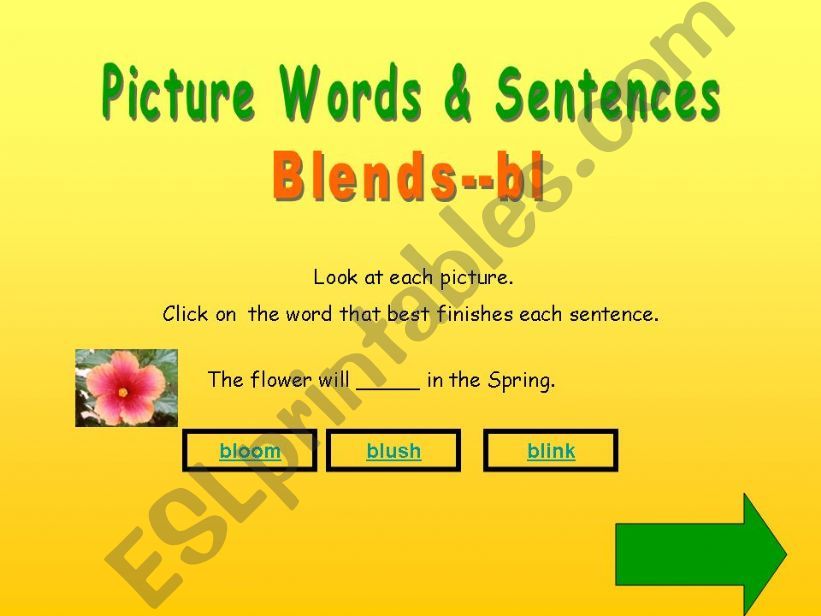 Phonics - quiz on pictures powerpoint