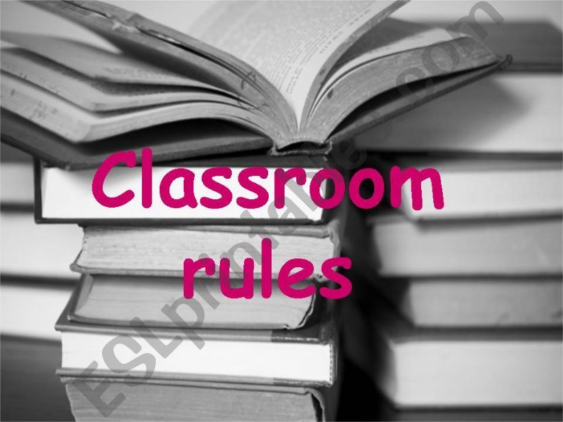 Classroom rules powerpoint