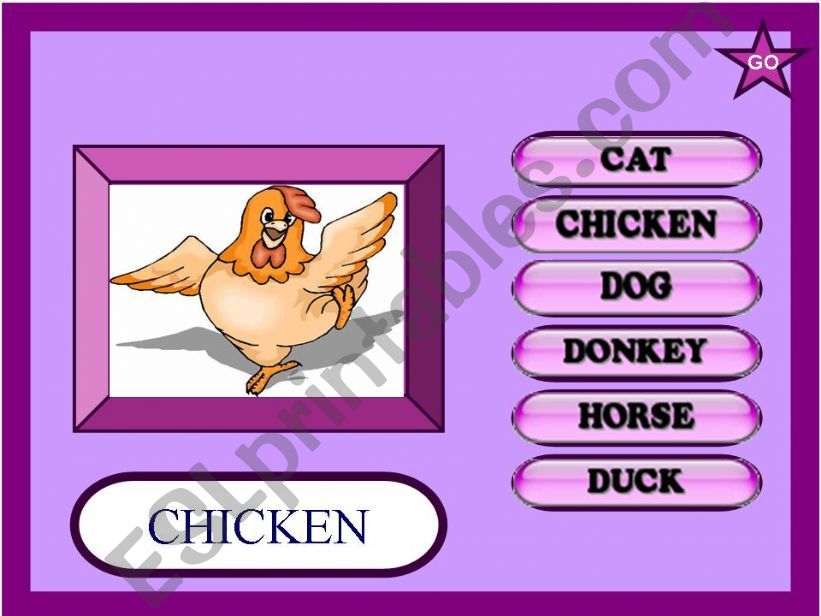 ANIMALS powerpoint