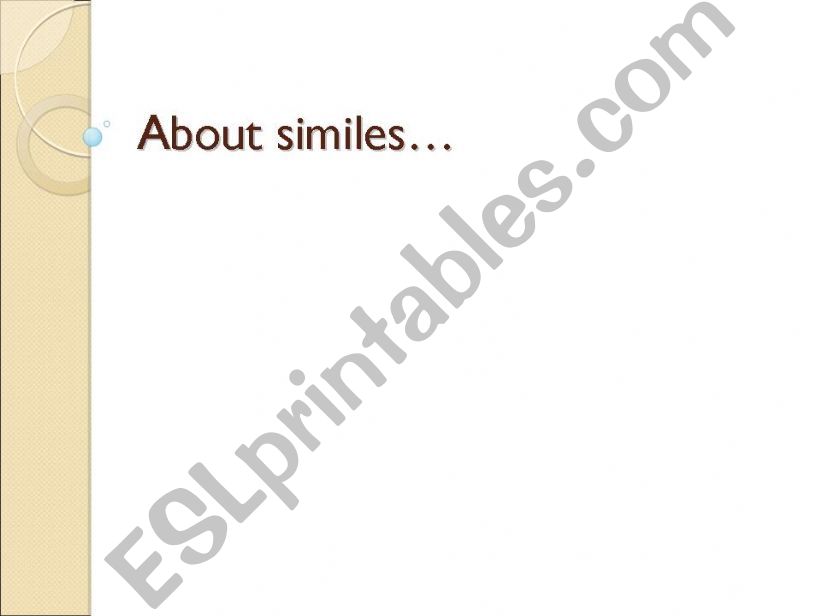 similes powerpoint