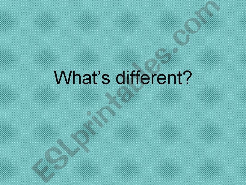 talk about differences in 2 pictures_ Movers exam (speaking part)