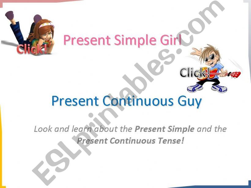 Present Simple vs Present Continuous