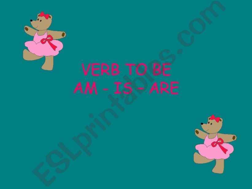 verb to be  powerpoint