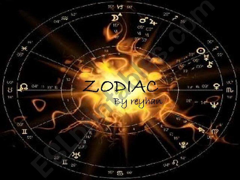 Zodiac powerpoint
