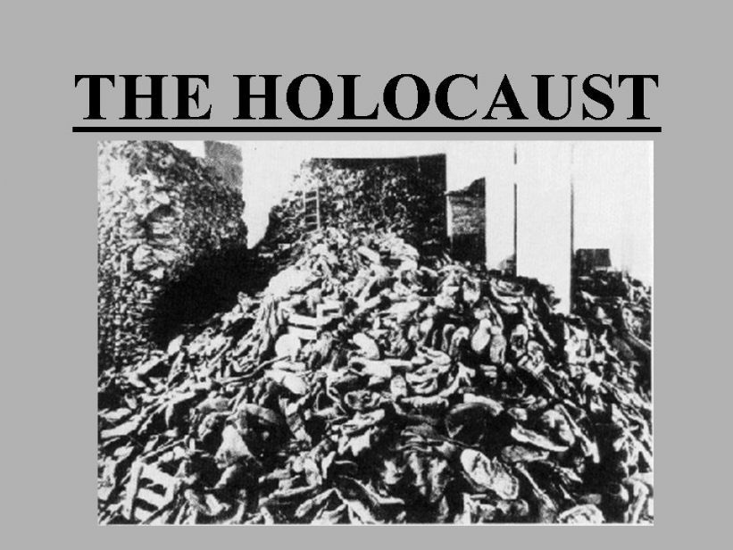 Holocaust powerpoint