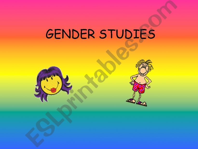 gender studies powerpoint