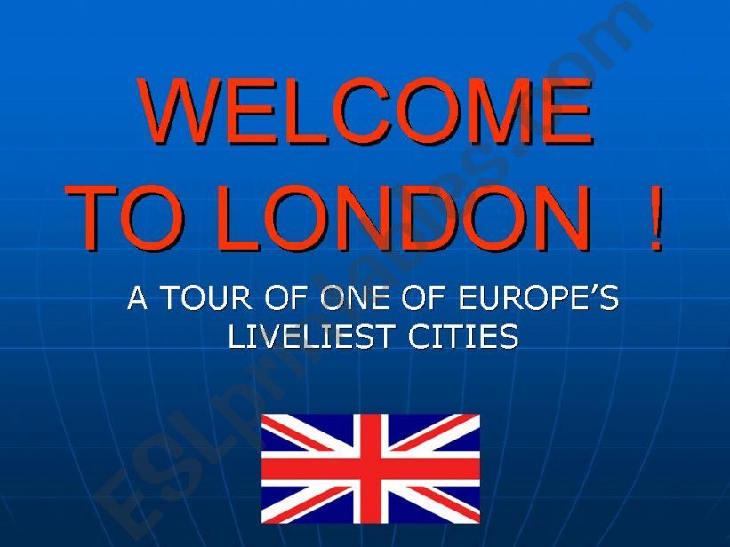 LONDON  TOUR powerpoint