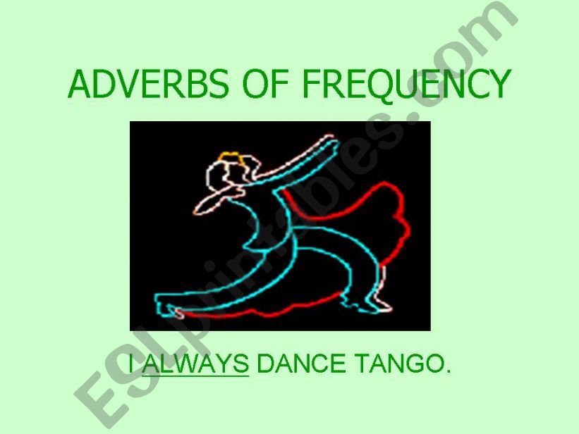 ADVERBS OF FREQUENCY powerpoint