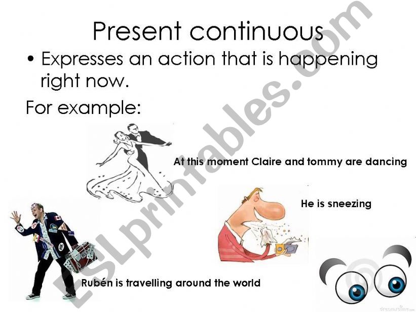 present continous  powerpoint