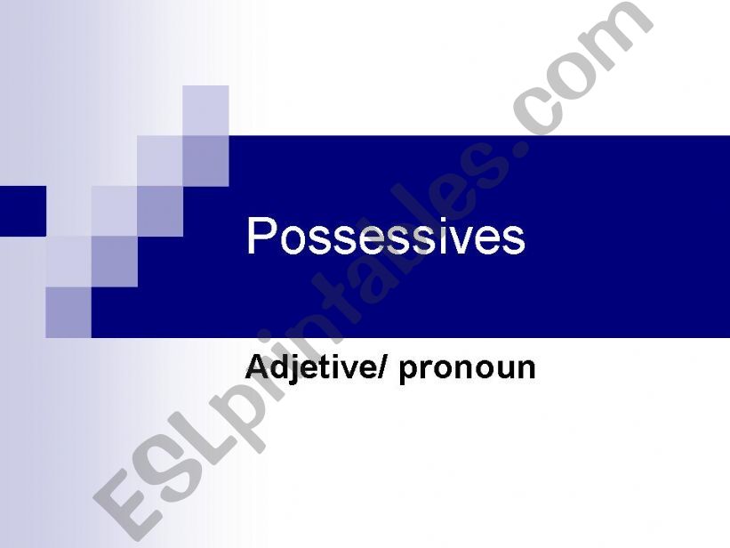 possessives  powerpoint