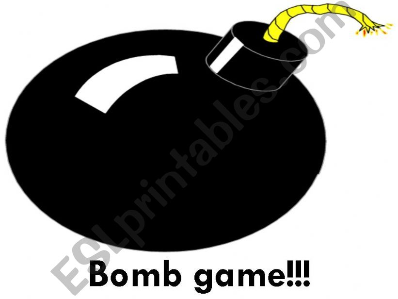 Describing people bomb game powerpoint