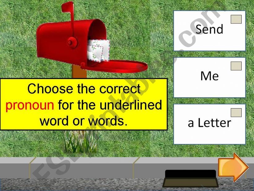 Mailbox Pronouns powerpoint