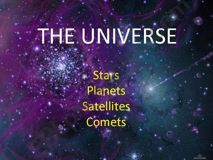 The Universe powerpoint