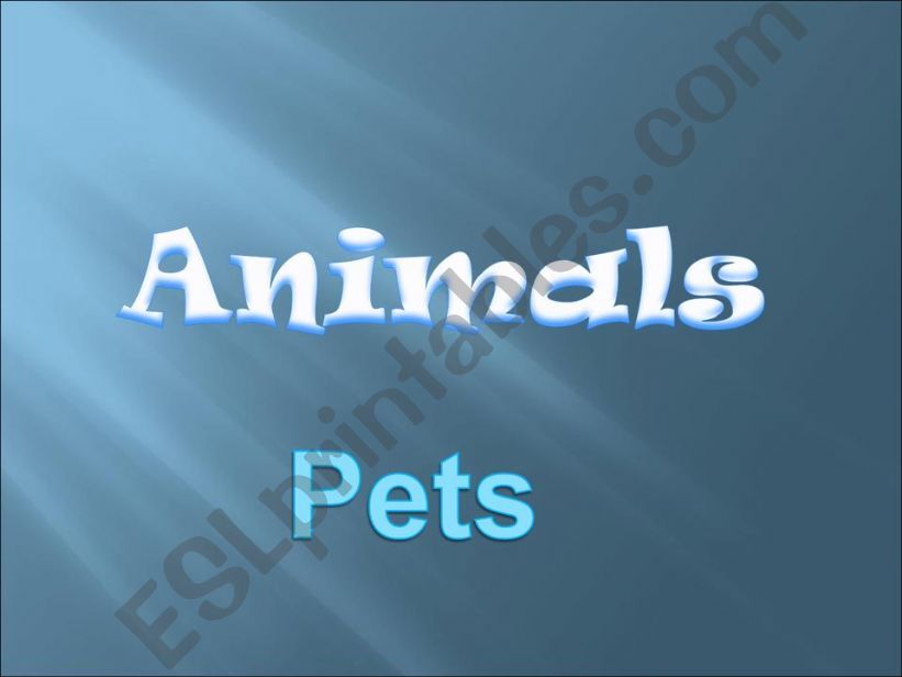 pets powerpoint