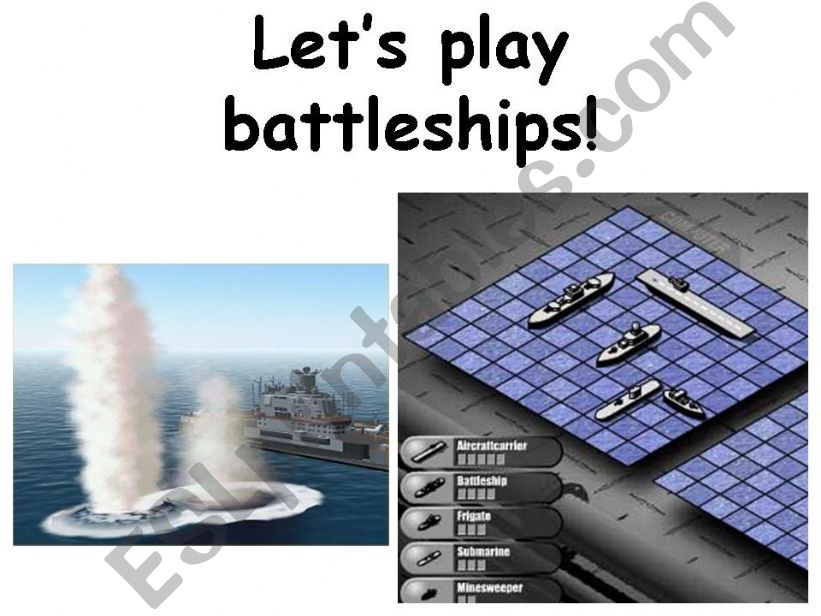 Jobs Battleships game powerpoint