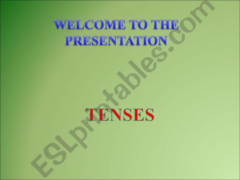 TENSES powerpoint