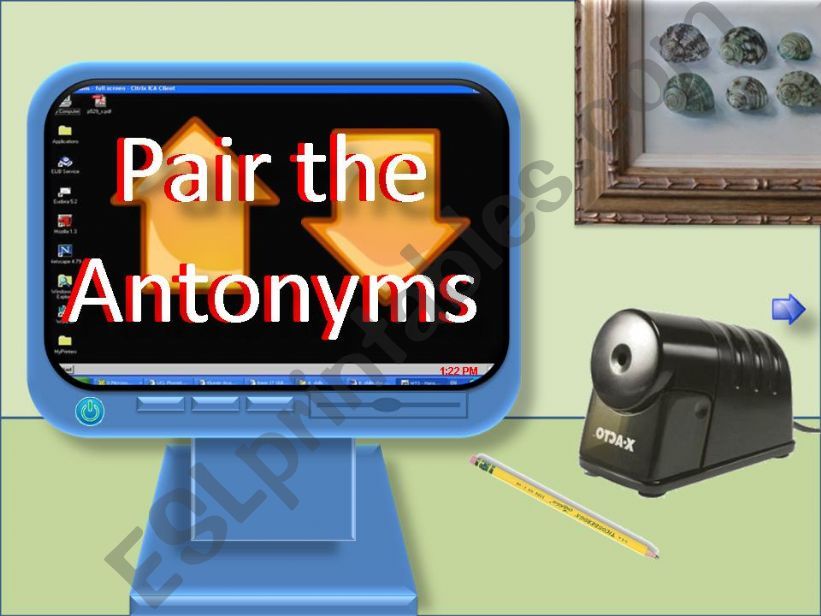 Pair the Antonyms powerpoint