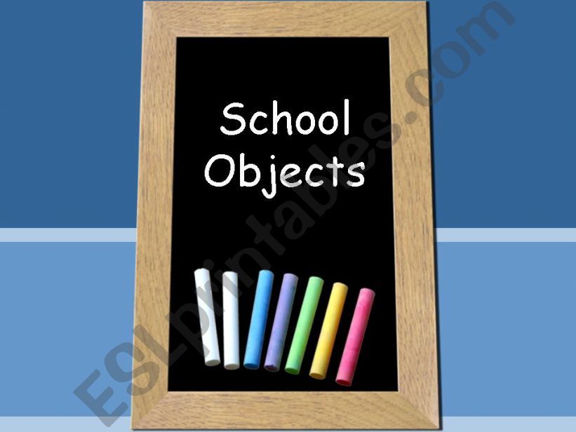class room objects powerpoint