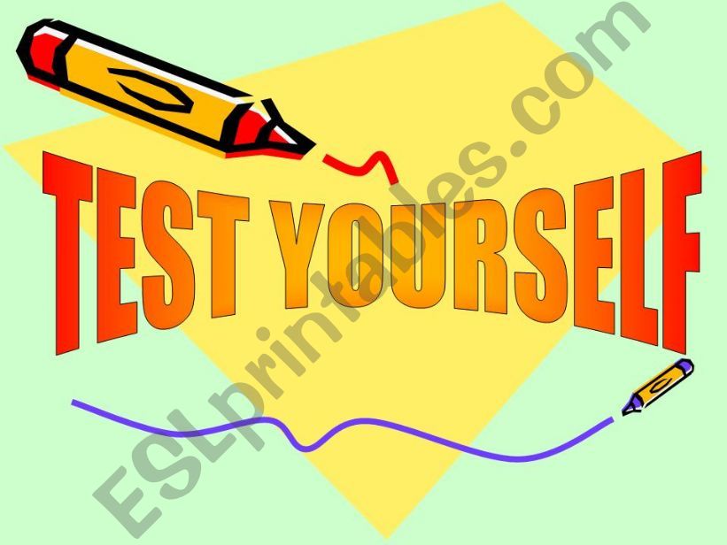 test yourself revision of grammar 