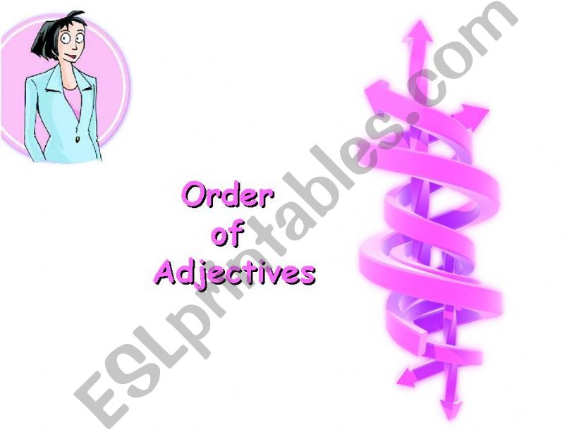 Order of Adjectives powerpoint