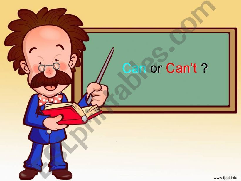 Can or Cant? powerpoint