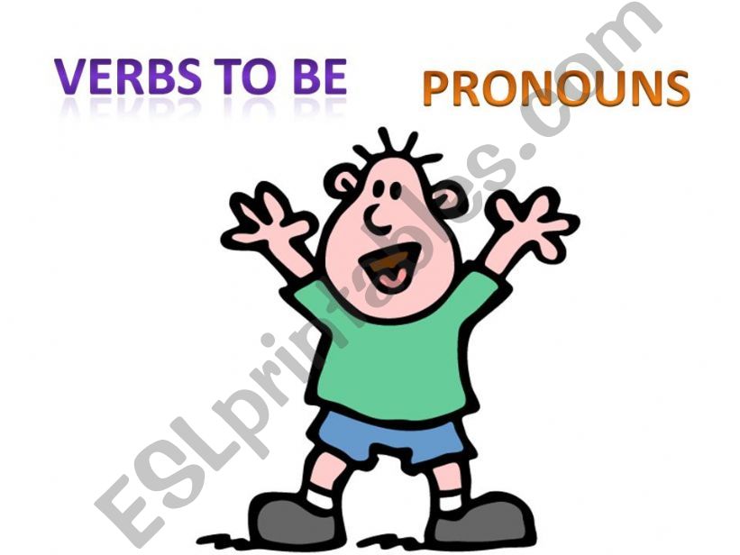 Verbs to Be and Pronouns Part1: Affirmative/Negative/Yes/No Questions