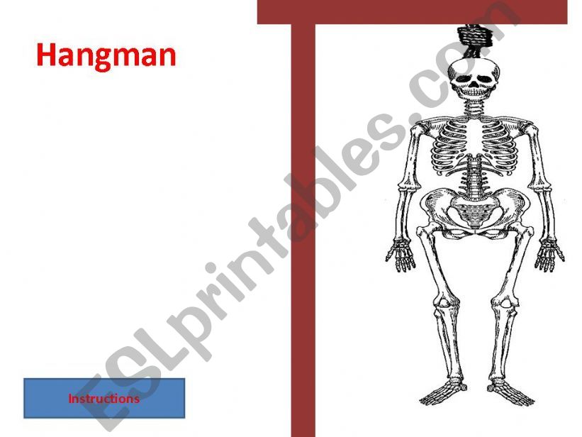 Hangman School Objects Game Part 1