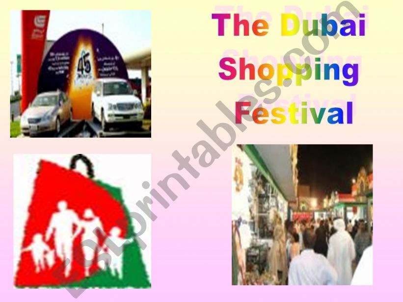 Dubai Shopping Festival  powerpoint