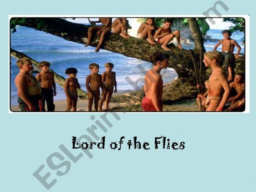 Introducing LORD OF THE FLIES powerpoint