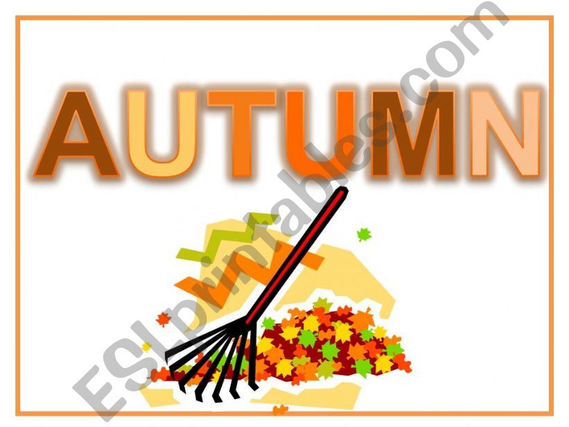 feelings and autumn powerpoint