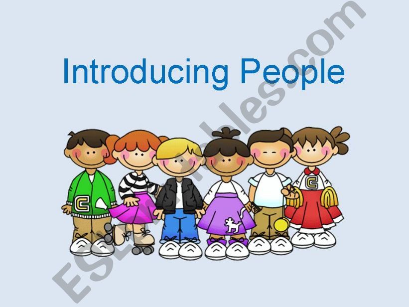 Introducing People powerpoint