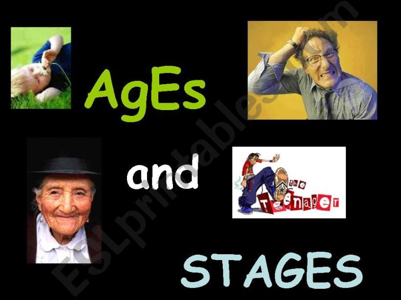 Vocabulary on life stages powerpoint